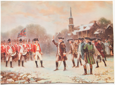 [redcoats and colonials meeting]